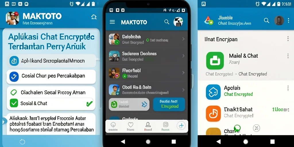Tampilan antarmuka MAKTOTO yang sederhana dan modern.
