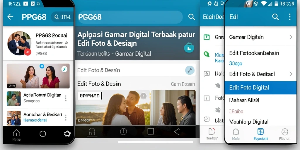 Antarmuka PGG68 yang intuitif untuk edit gambar digital.