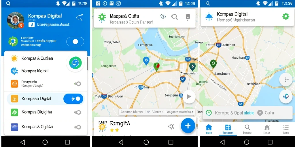Antarmuka SVIP8 yang menarik dan informatif untuk navigasi.