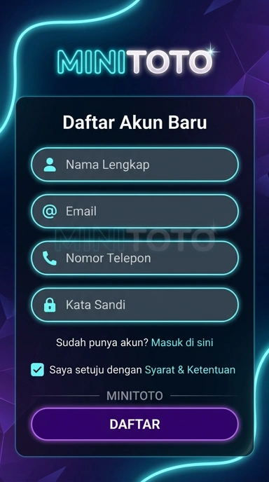 Panduan Registrasi Akun Minitoto untuk Android